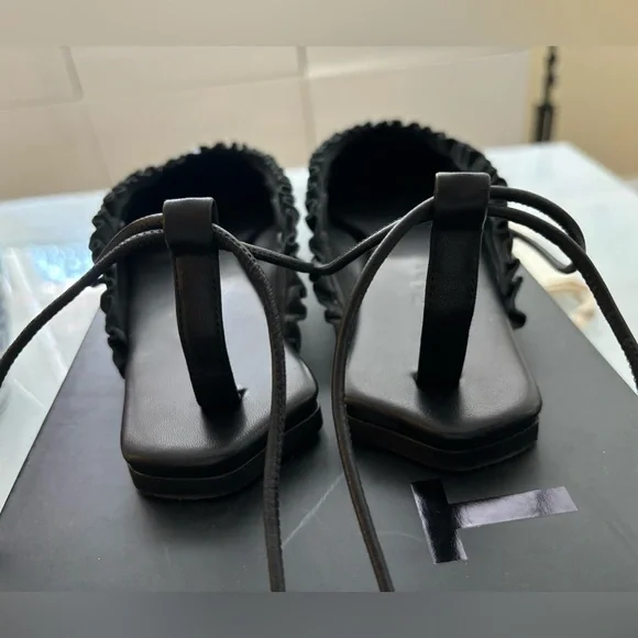 Tibi New in Box Sergei Flat in Black, size 37 - Picture 15 of 16